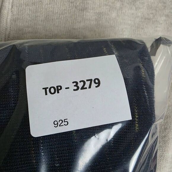 CJ Banks Navy Relaxed Restyled Tee Top 2X NWT - Picture 7 of 7